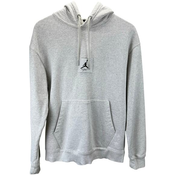 Jordan Essentials Heavyweight French Terry Statement Hoodie Men’s Size M Oatmeal - Picture 4 of 8